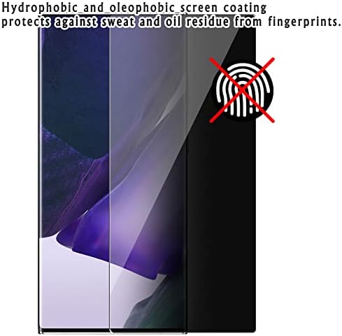 מגן מסך פרטיות של Vaxson, התואם ל- Fujifilm X-A7 אנטי ריגול מדבקת מדבקת (לא מזכוכית מזג]
